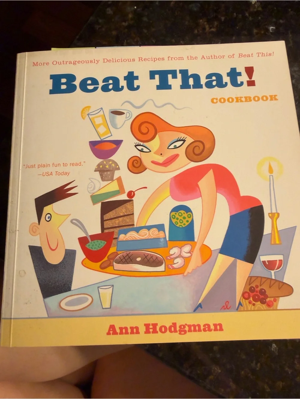 Beat That! Cookbook - Colorful Illustrated Cover (White/Multicolor)